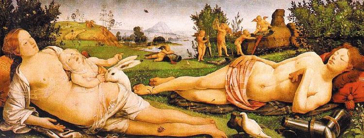 Piero di Cosimo Venus Mars Sweden oil painting art